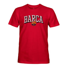 Barcelona 1863FC Athletic Wordmark T-Shirt Red