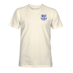 Barcelona 1863FC Big Logo Heavyweight T-Shirt Cream