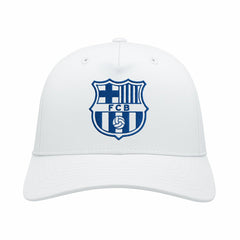 Barcelona 1863FC Mono Badge High Point Adjustable Hat White