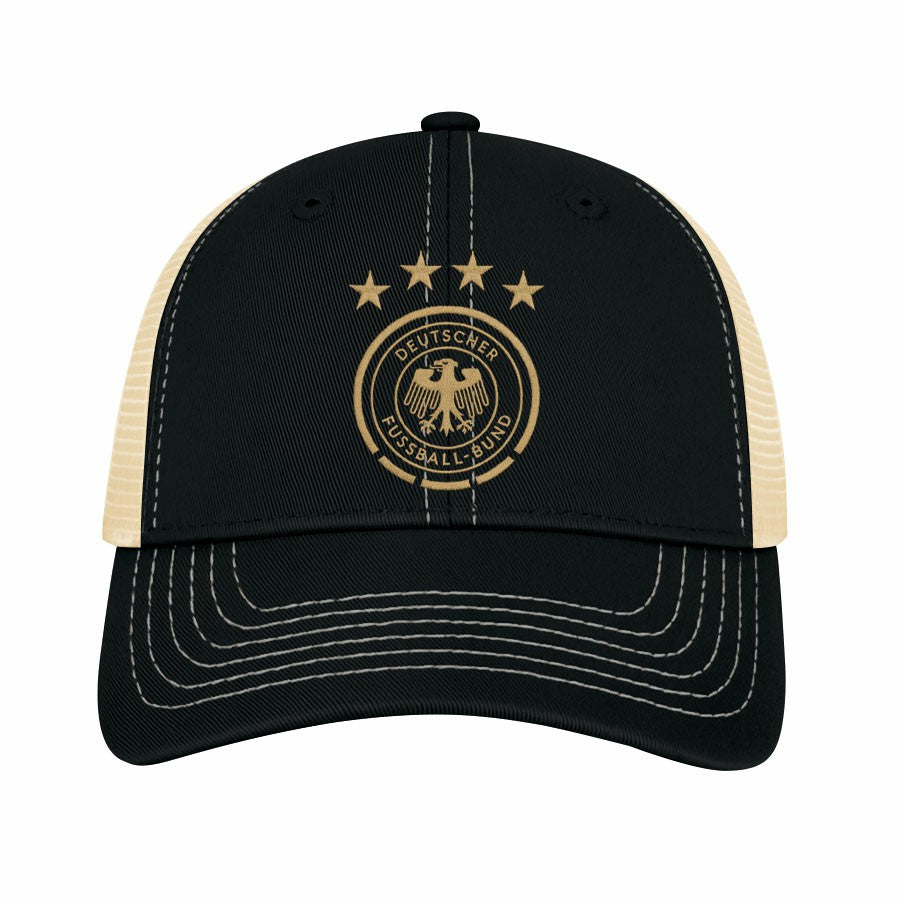 Germany National Team 1863FC Color Badge Offroad Adjustable Trucker Hat Black