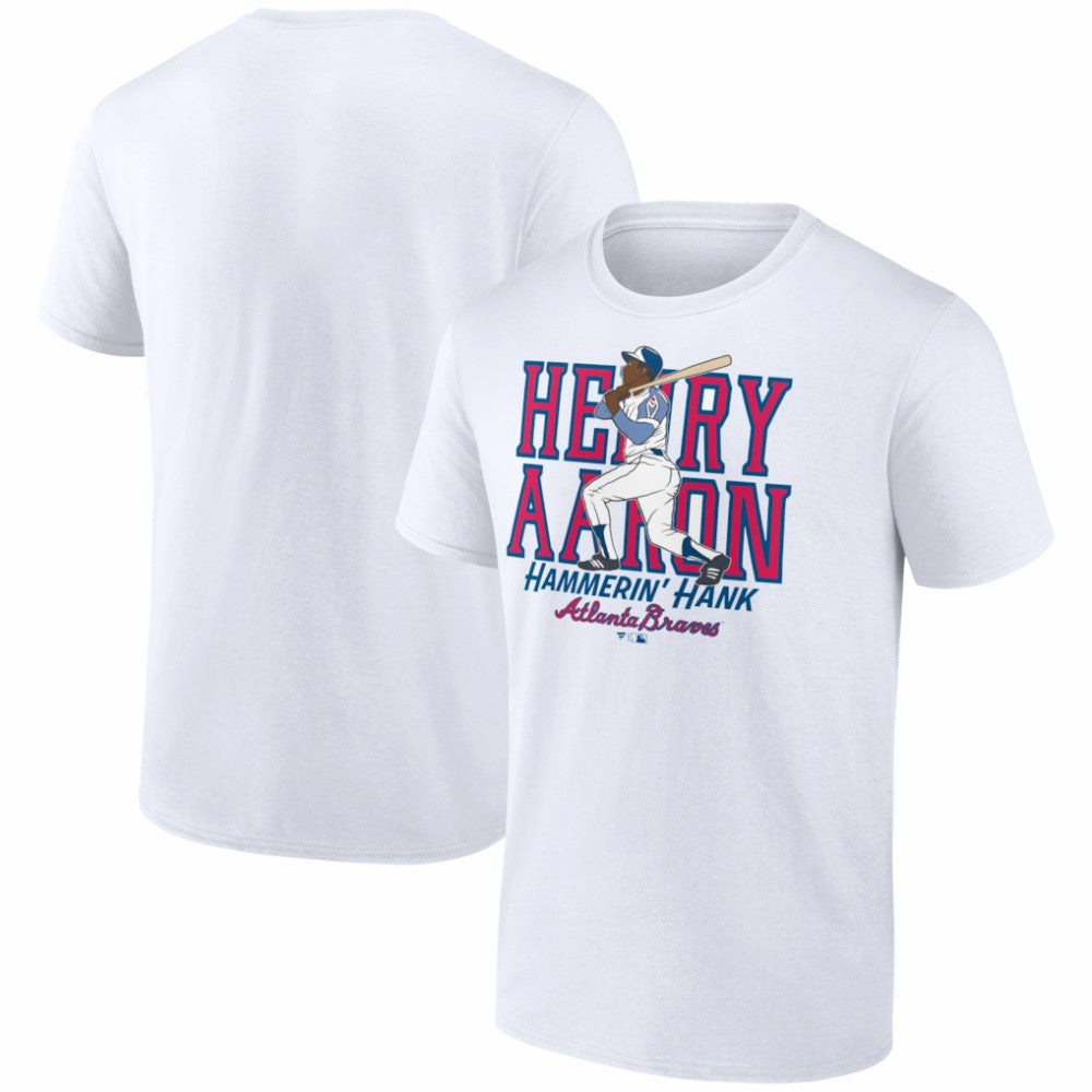 Hank Aaron Atlanta Braves Cooperstown Player T-Shirt | MLB Online