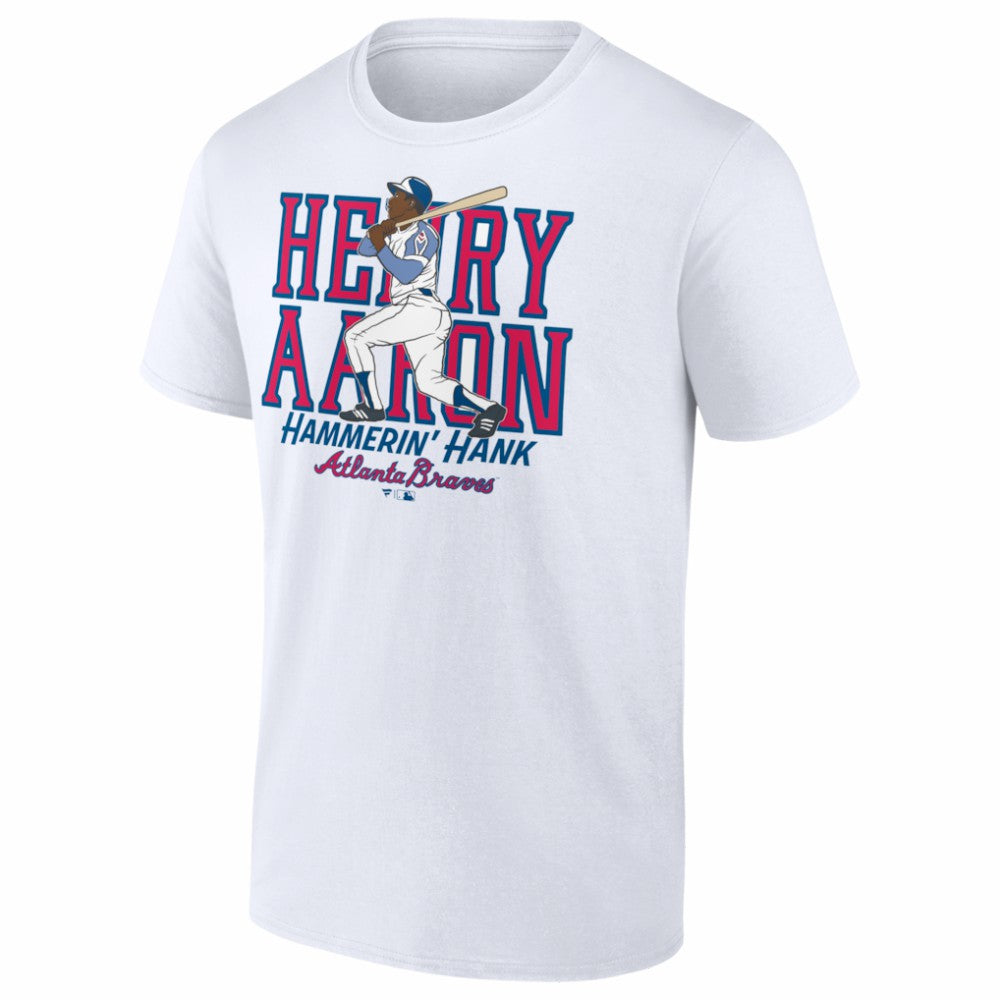 Hank Aaron Atlanta Braves Cooperstown Player T-Shirt | MLB Online