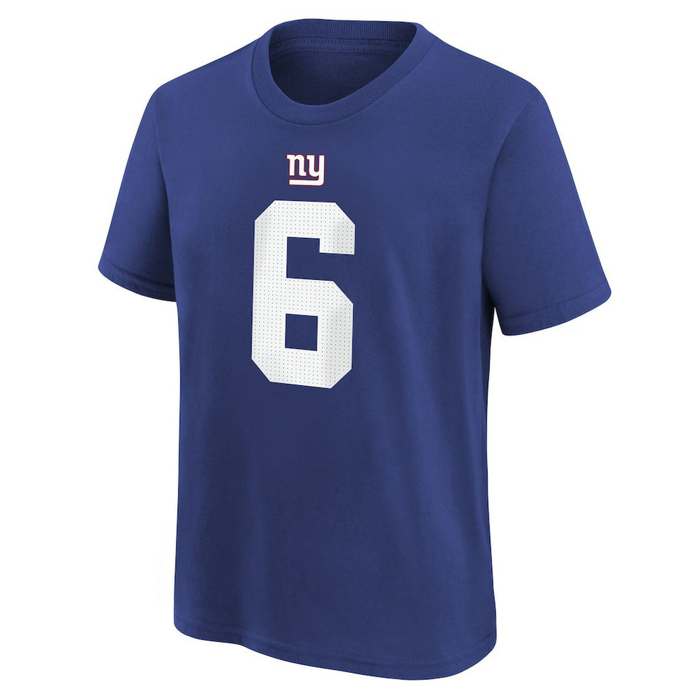 New York Giants Nike Jaxson Dart  Youth Name & Number T-Shirt