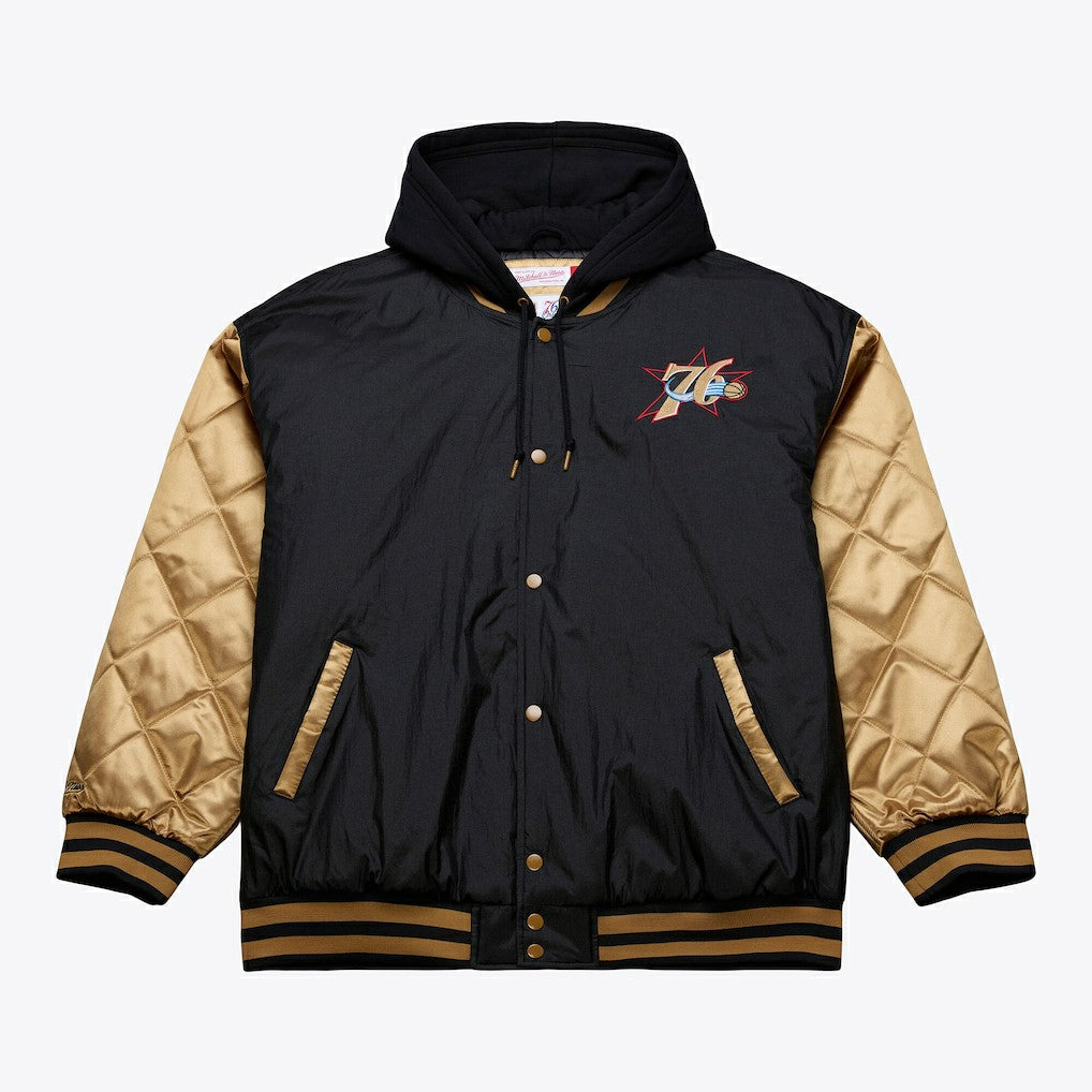 Philadelphia 76ers Hardwood Classics 76 Originals Collection Fushion Full-Snap Hoodie Jacket Online