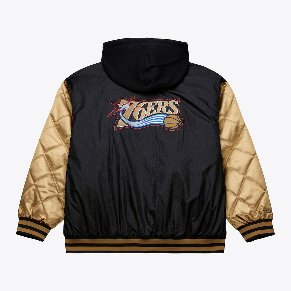 Philadelphia 76ers Hardwood Classics 76 Originals Collection Fushion Full-Snap Hoodie Jacket Online