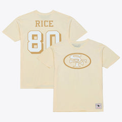 San Francisco 49ers Mitchell & Ness Jerry Rice  Sandman Name & Number T-Shirt