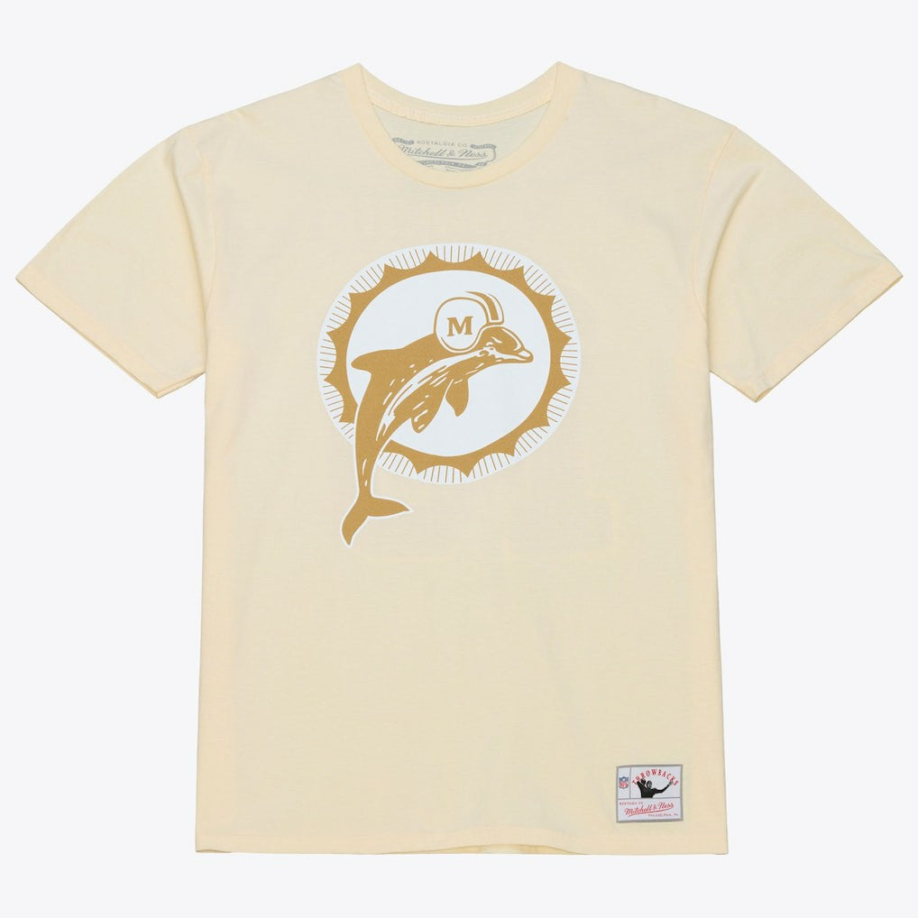 Miami Dolphins Mitchell & Ness Dan Marino  Sandman Name & Number T-Shirt