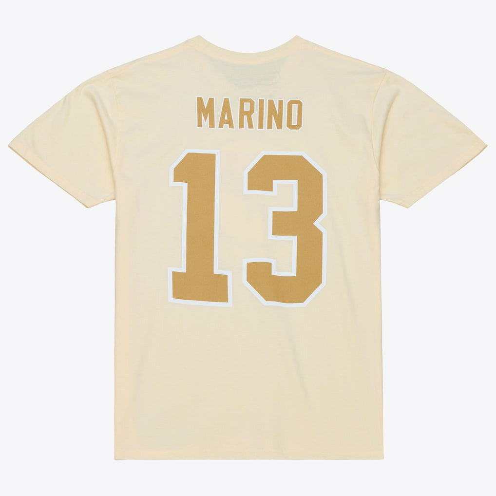 Miami Dolphins Mitchell & Ness Dan Marino  Sandman Name & Number T-Shirt