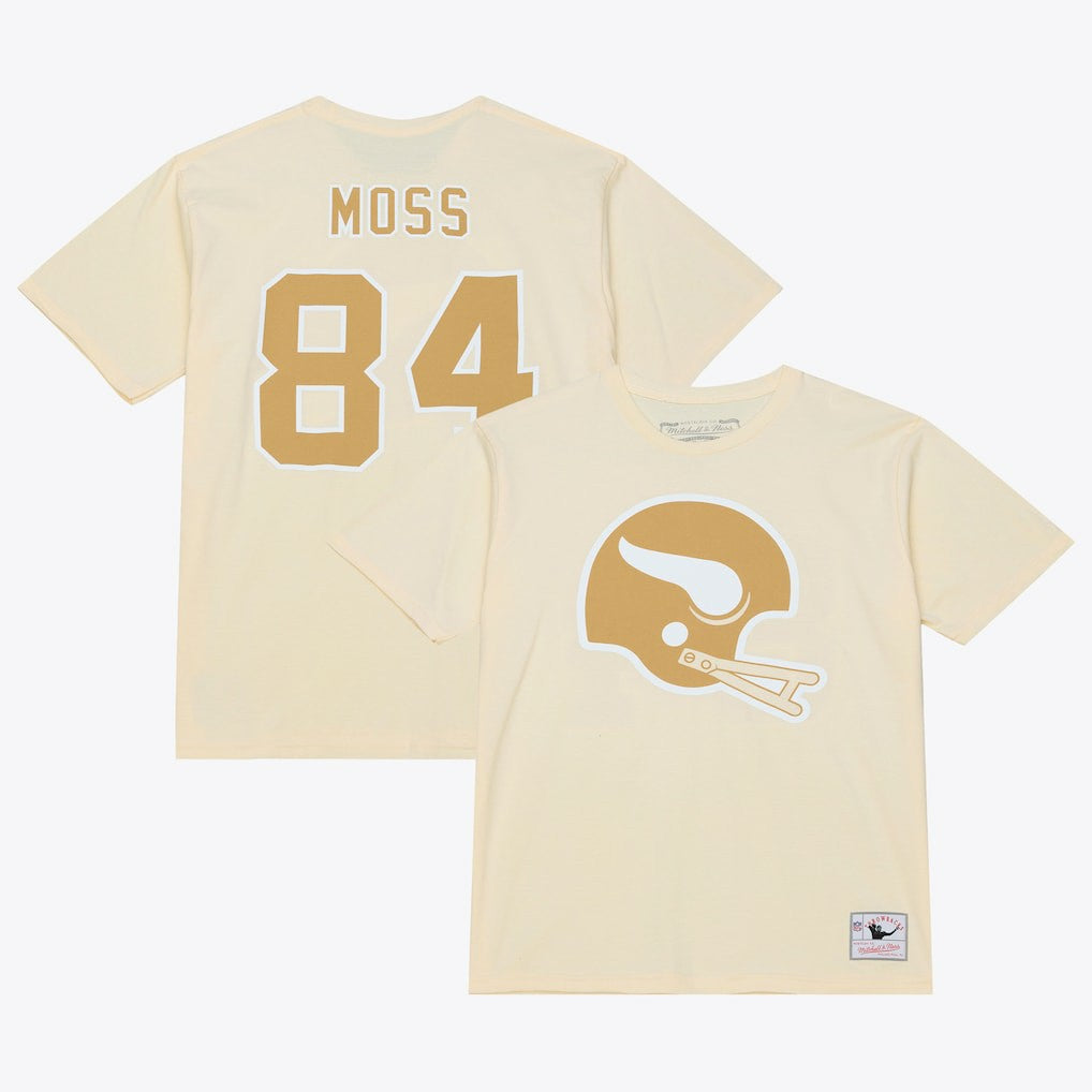 Minnesota Vikings Mitchell & Ness Randy Moss  Sandman Name & Number T-Shirt