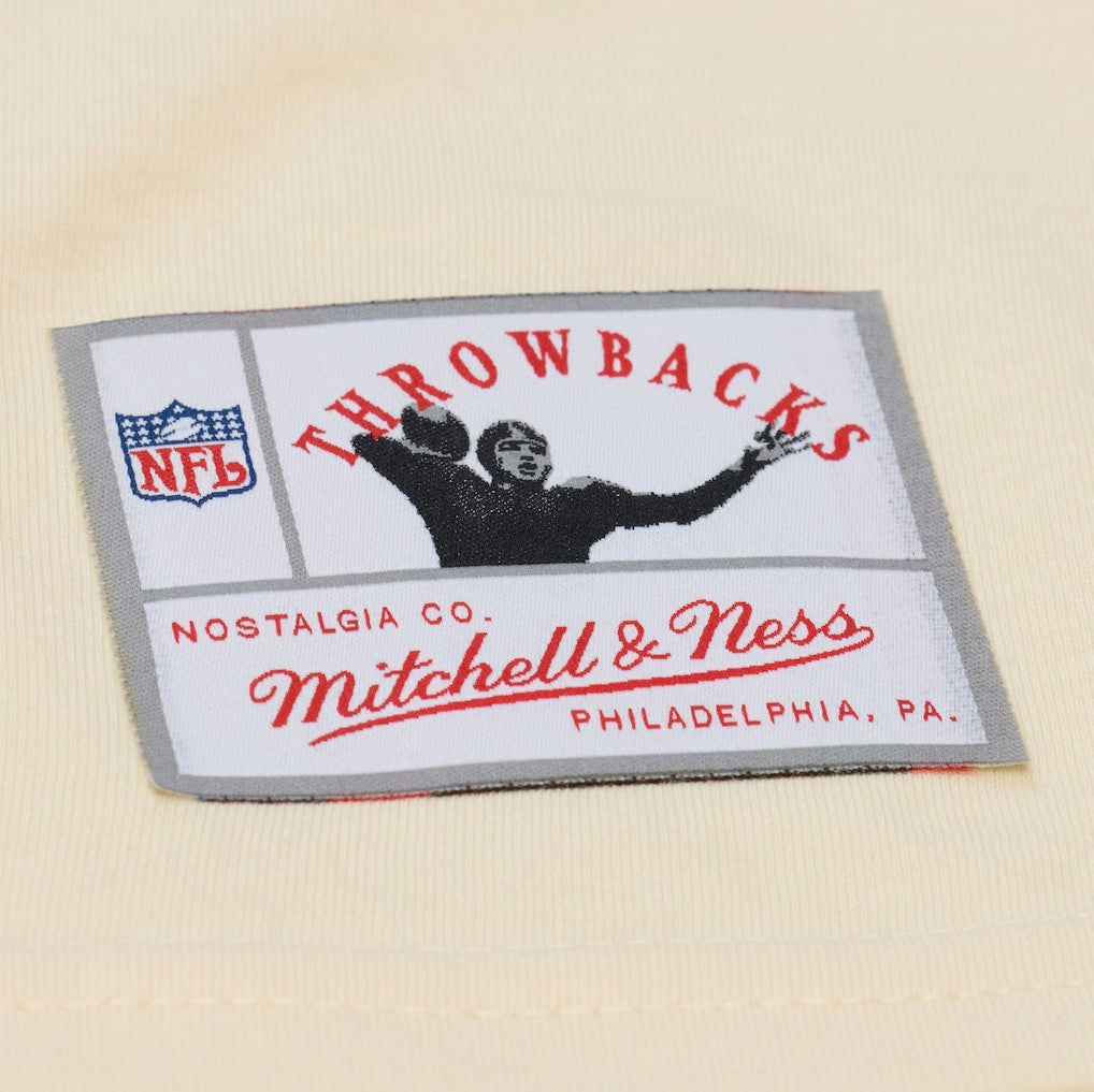 San Francisco 49ers Mitchell & Ness Joe Montana  Sandman Name & Number T-Shirt