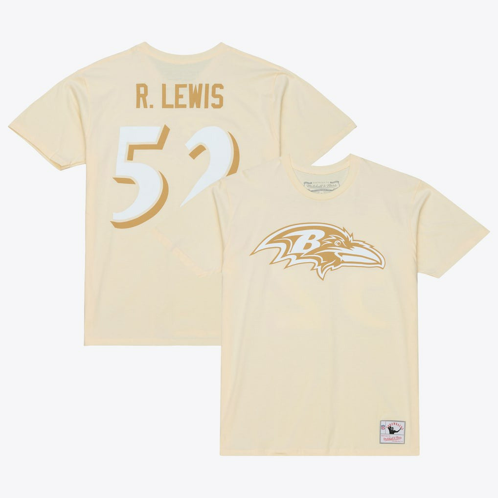 Baltimore Ravens Mitchell & Ness Ray Lewis  Sandman Name & Number T-Shirt