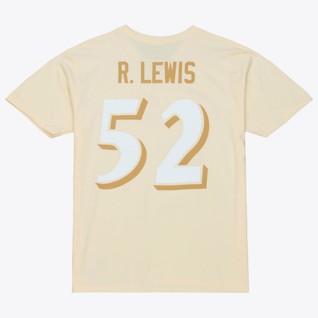 Baltimore Ravens Mitchell & Ness Ray Lewis  Sandman Name & Number T-Shirt