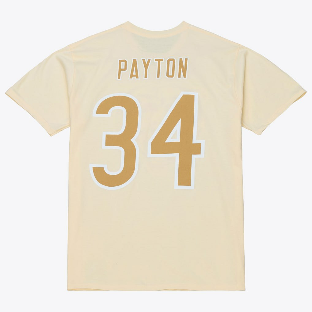 Chicago Bears Mitchell & Ness Walter Payton  Sandman Name & Number T-Shirt