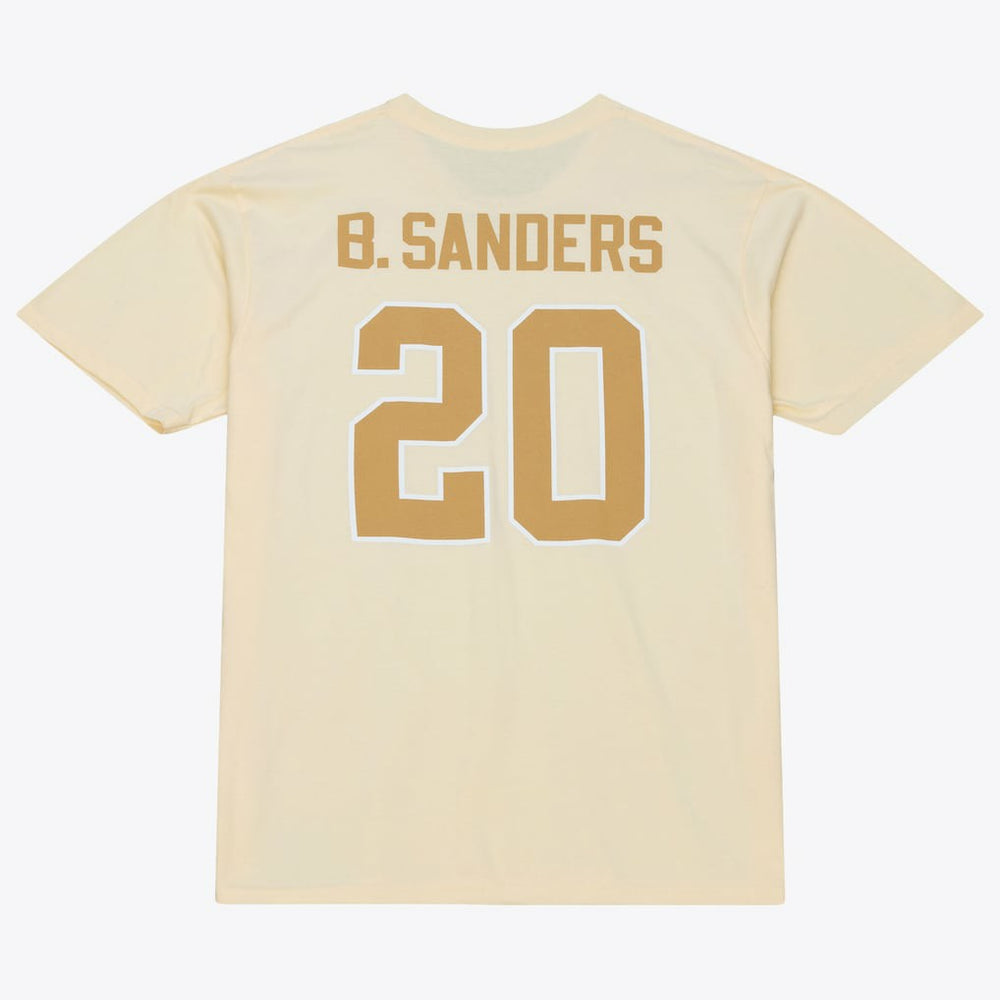 Detroit Lions Mitchell & Ness Barry Sanders  Sandman Name & Number T-Shirt