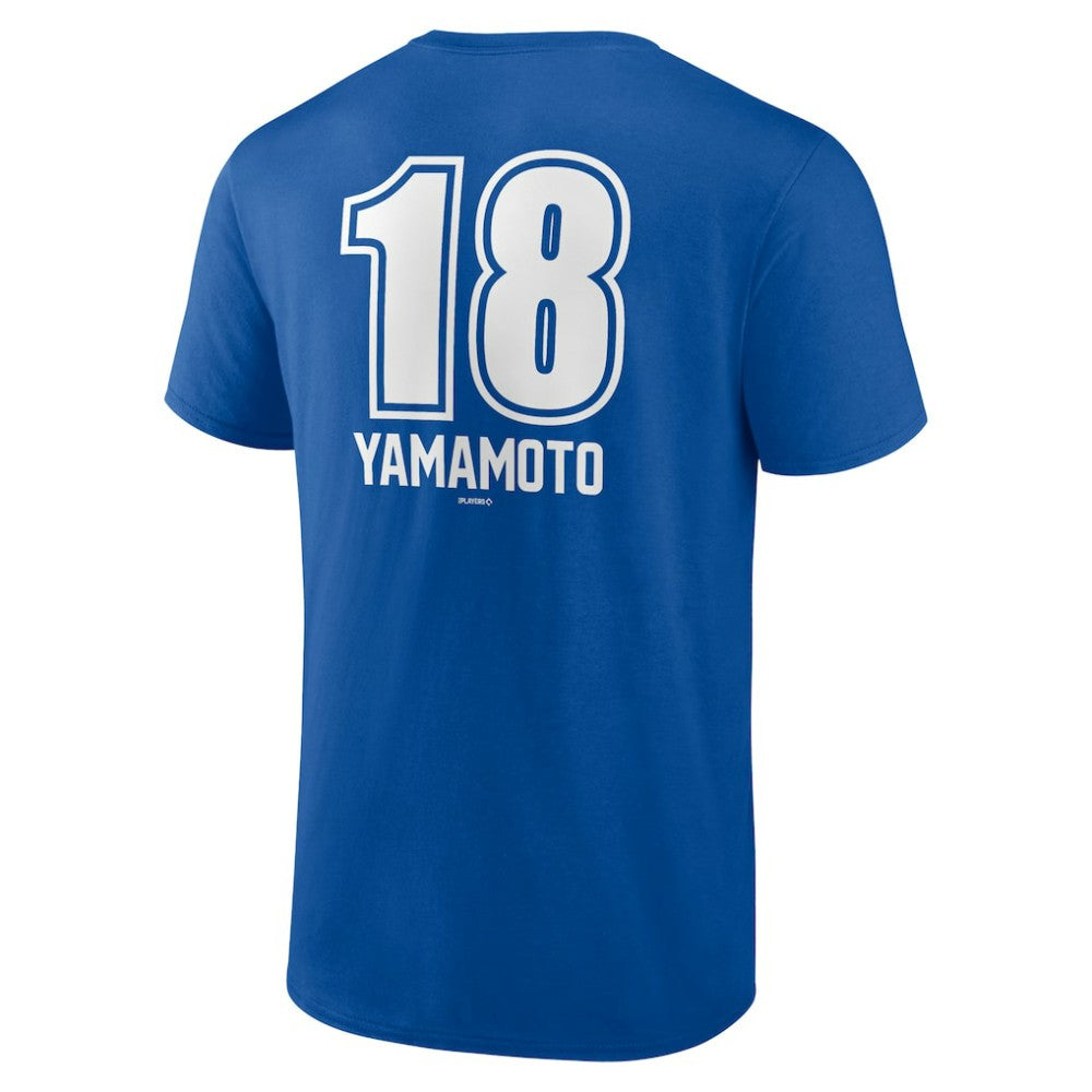 Yoshinobu Yamamoto Los Angeles Dodgers Fastball Player Name & Number T-Shirt | MLB Sale