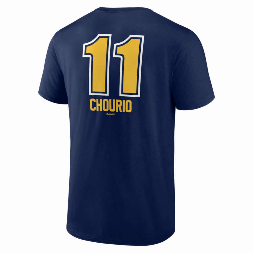 Jackson Chourio Milwaukee Brewers Fastball Player Name & Number T-Shirt | MLB Outlet
