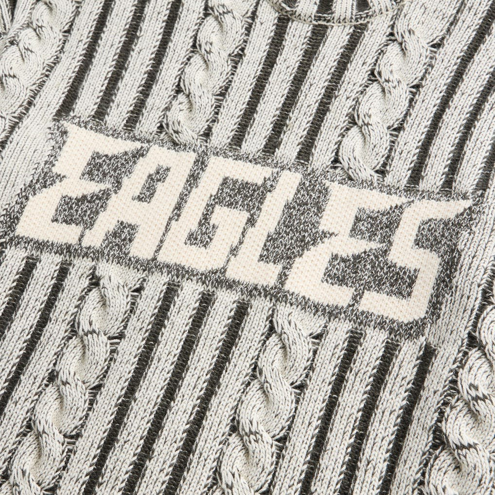 Philadelphia Eagles  Off Season x NFL Unisex Cable Knit Sweater