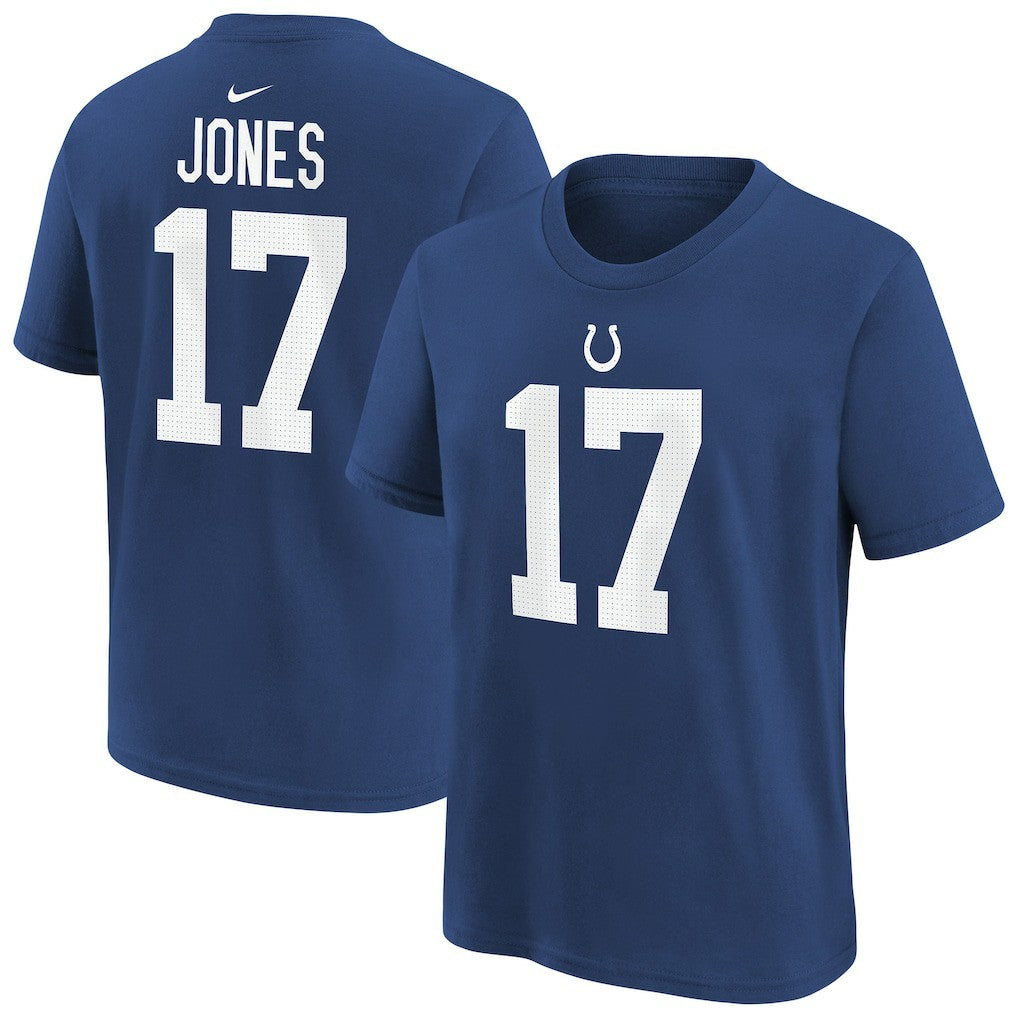 Indianapolis Colts Nike Daniel Jones  Youth Player Name & Number T-Shirt