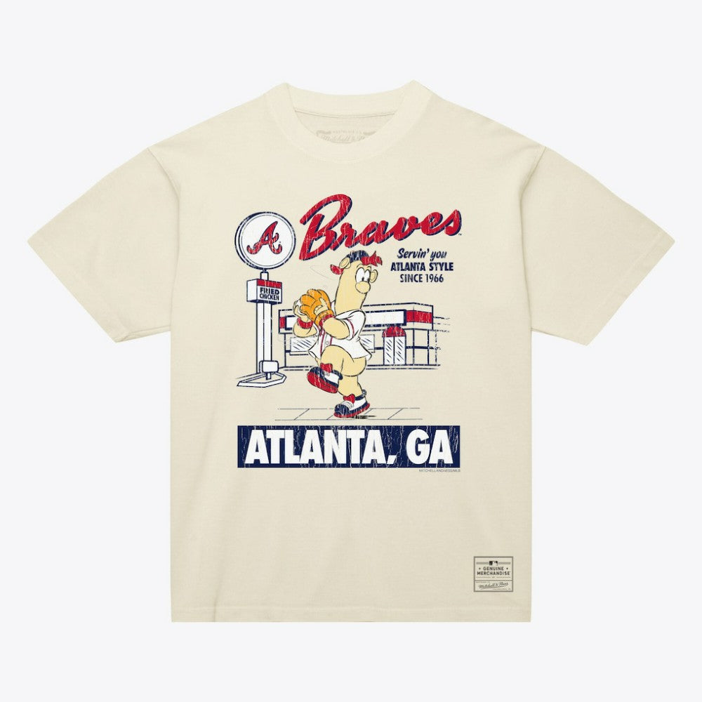 Atlanta Braves Mitchell & Ness Deli T-Shirt | MLB Discount