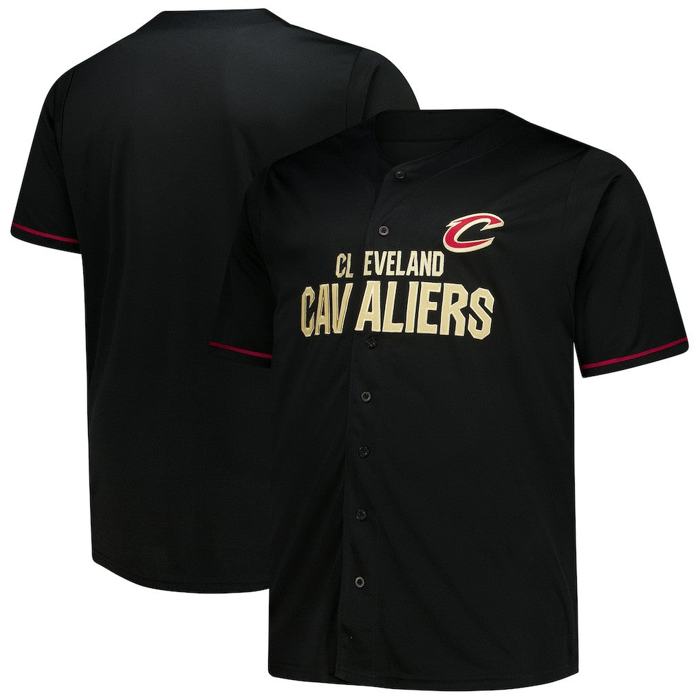 Cleveland Cavaliers Big & Tall Pop Full-Button Jersey sale Discount