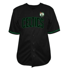 Boston Celtics Big & Tall Pop Full-Button Baseball Jersey Online