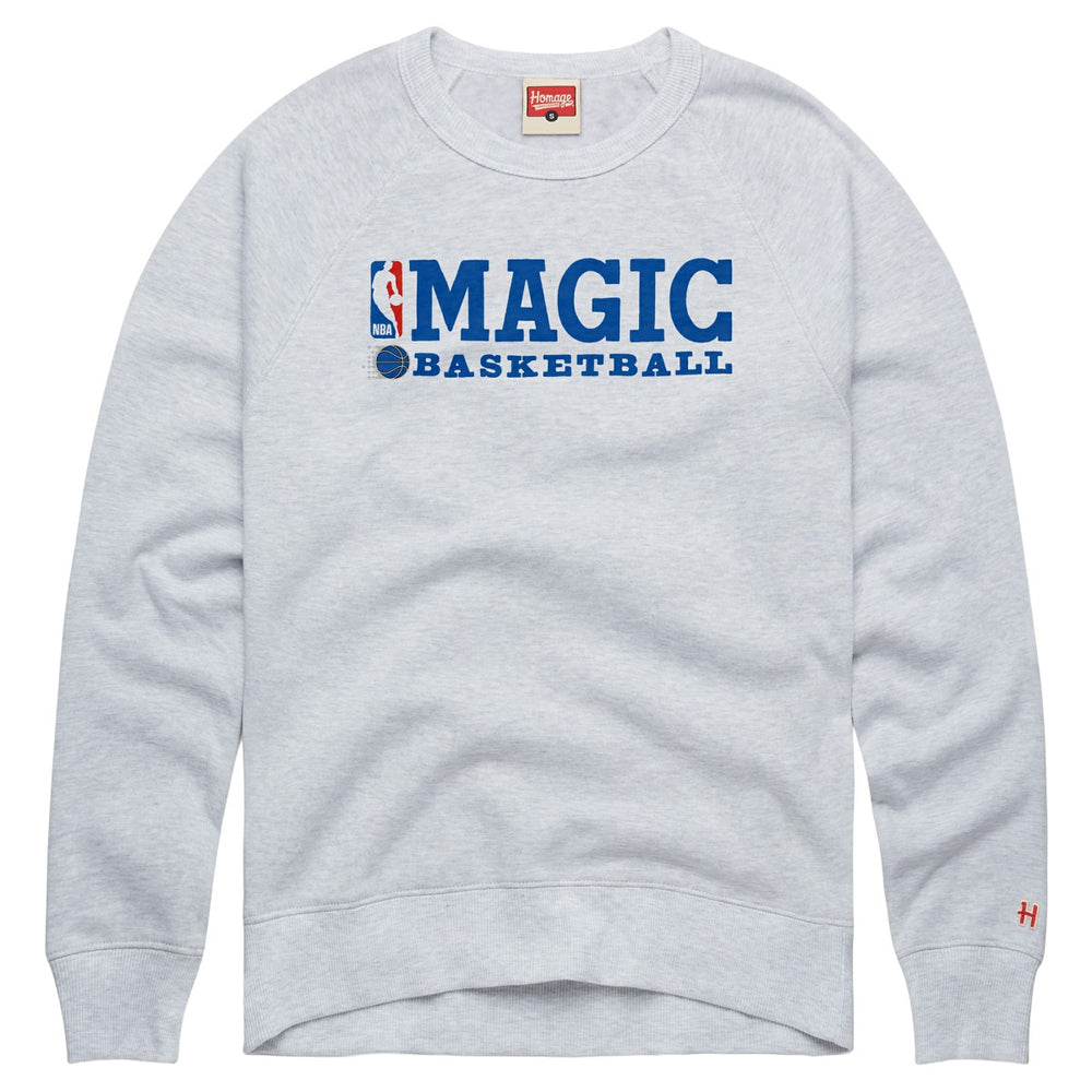 Orlando Magic Homage Unisex Logoman Retro Tri-Blend Raglan Sweatshirt On Sale