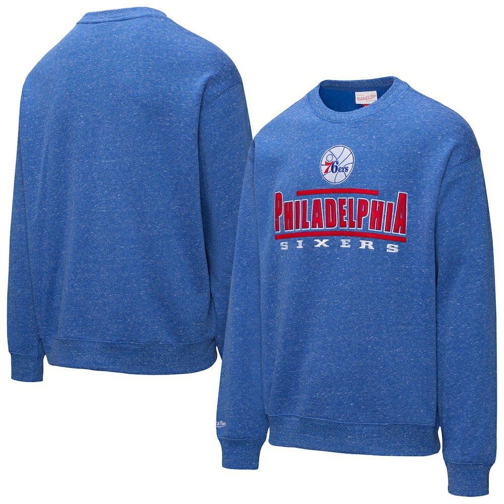 Philadelphia 76ers Throw It Back Fleece Sweatshirt On Sale