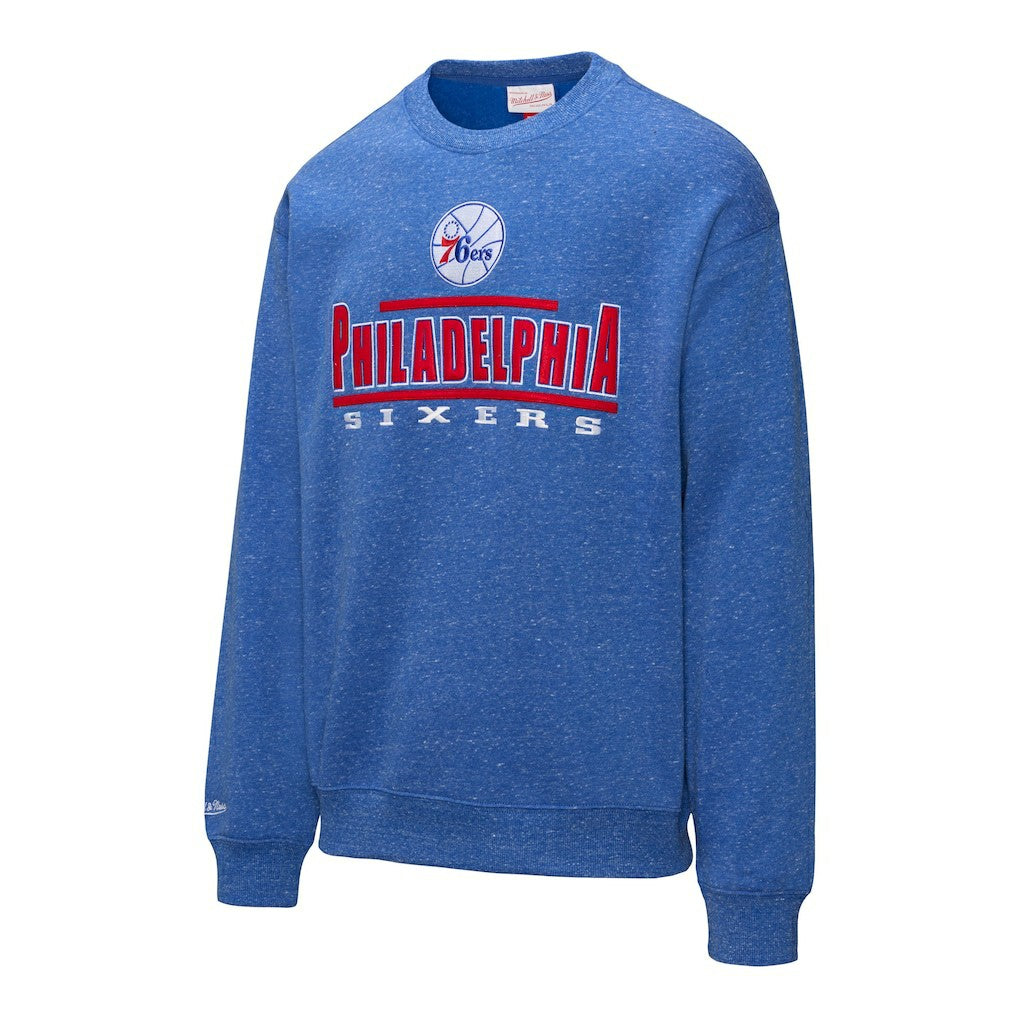 Philadelphia 76ers Throw It Back Fleece Sweatshirt On Sale