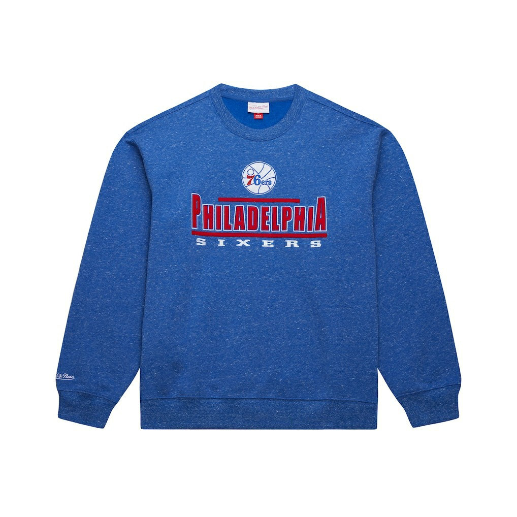 Philadelphia 76ers Throw It Back Fleece Sweatshirt On Sale