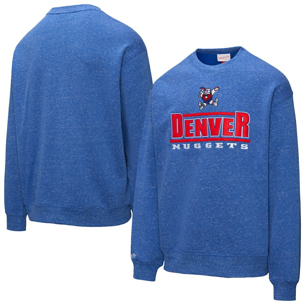 Denver Nuggets Throw It Back Fleece Sweatshirt sale On Sale