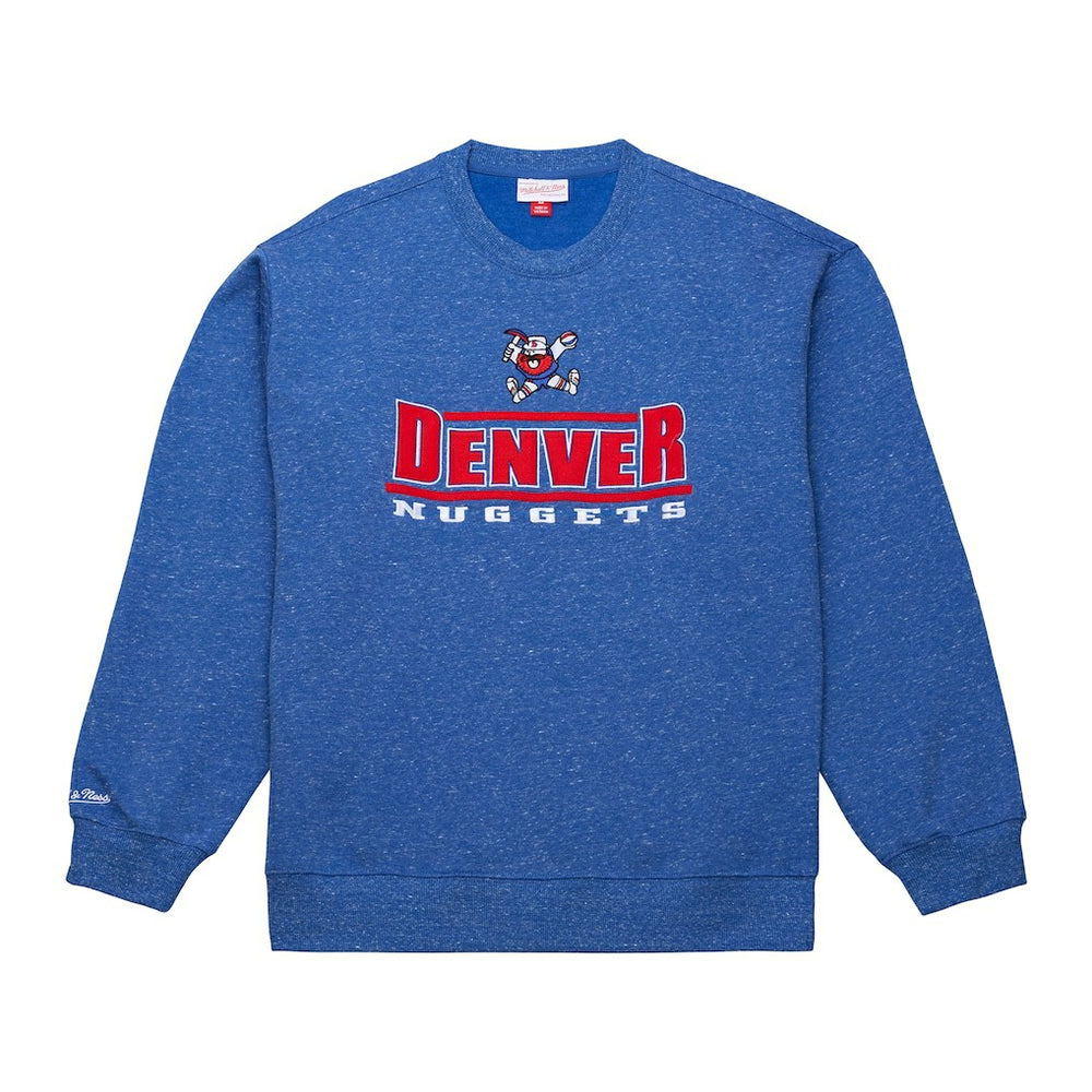 Denver Nuggets Throw It Back Fleece Sweatshirt sale On Sale