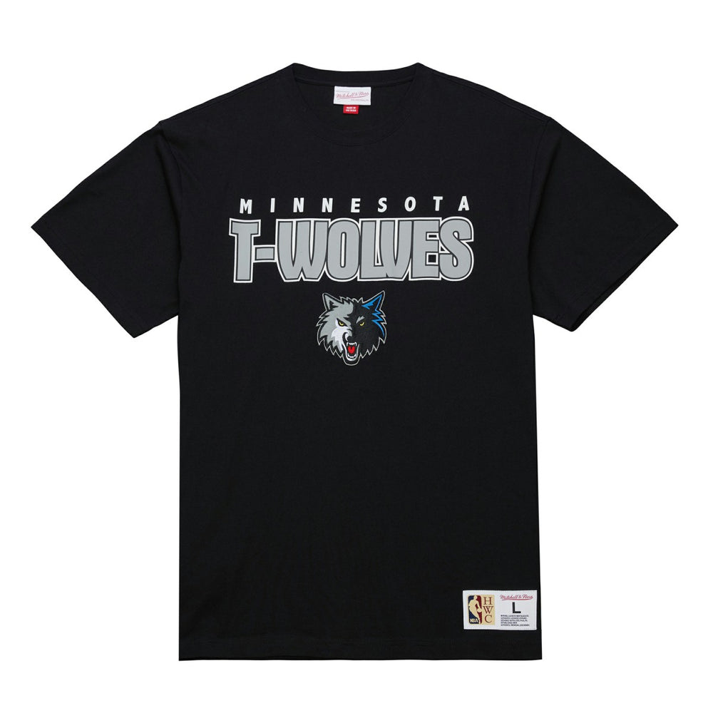 Minnesota Timberwolves Hardwood Classics Throw It Back Premium T-Shirt New