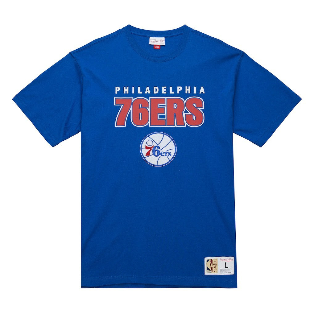 Philadelphia 76ers Hardwood Classics Throw It Back Premium T-Shirt Outlet