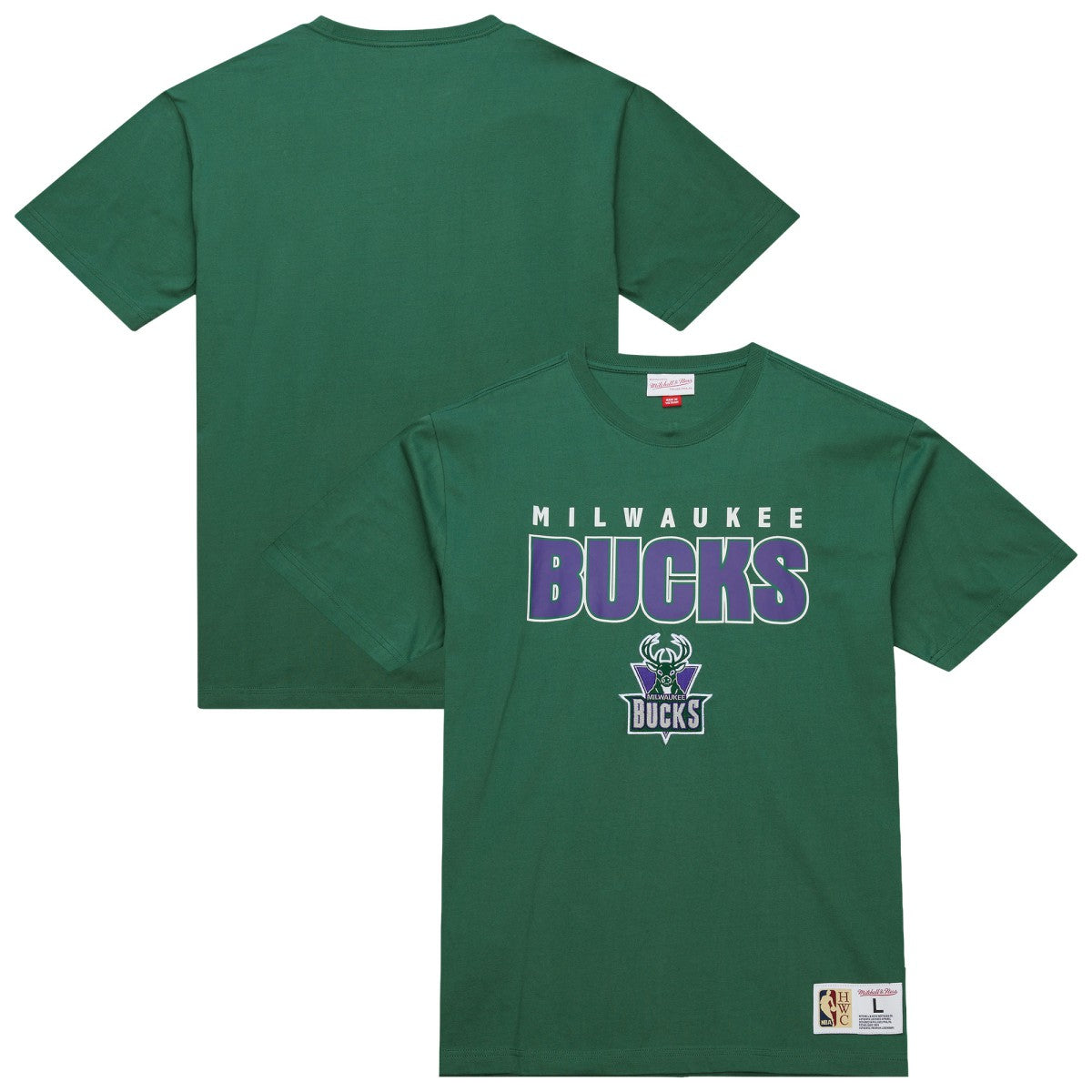 Milwaukee Bucks Hardwood Classics Throw It Back Premium T-Shirt Discount