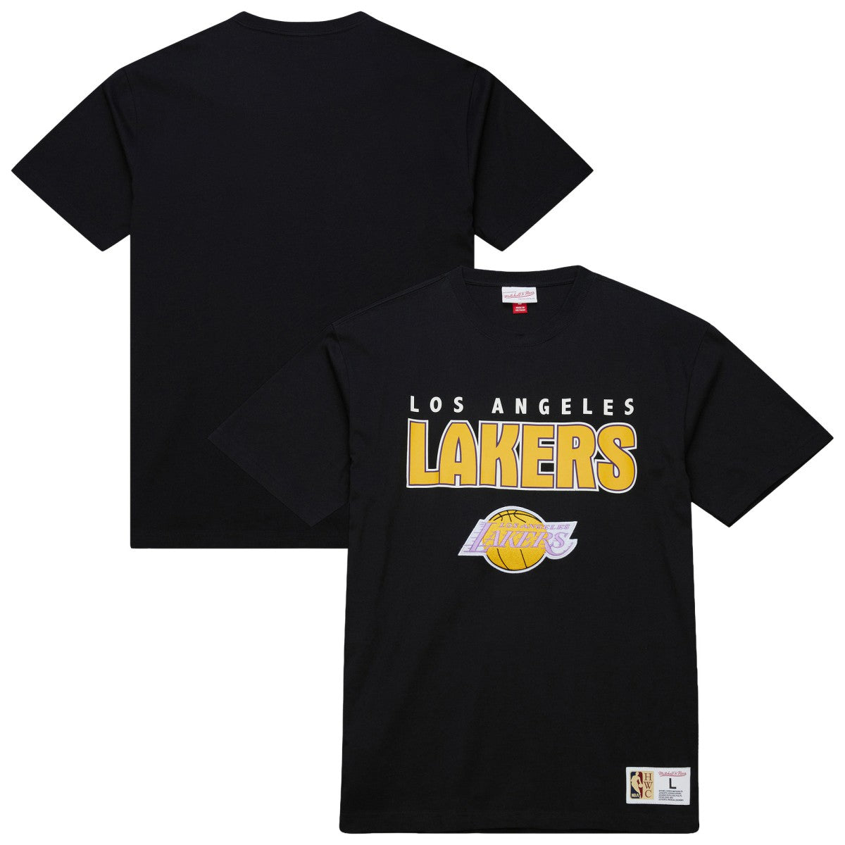 Los Angeles Lakers Hardwood Classics Throw It Back Premium T-Shirt Discount