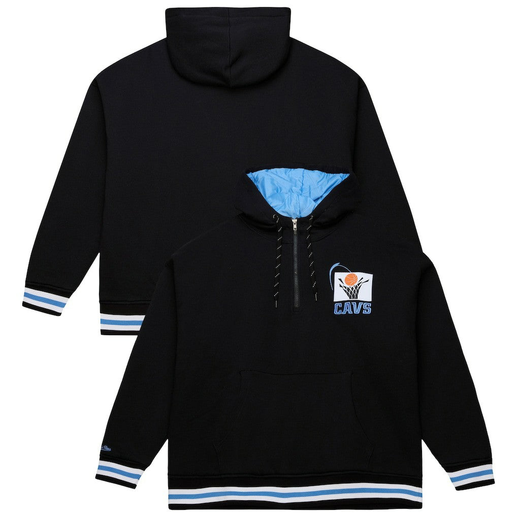Cleveland Cavaliers Throw It Back Quilted Fleece Quarter-Zip Hoodie sale New