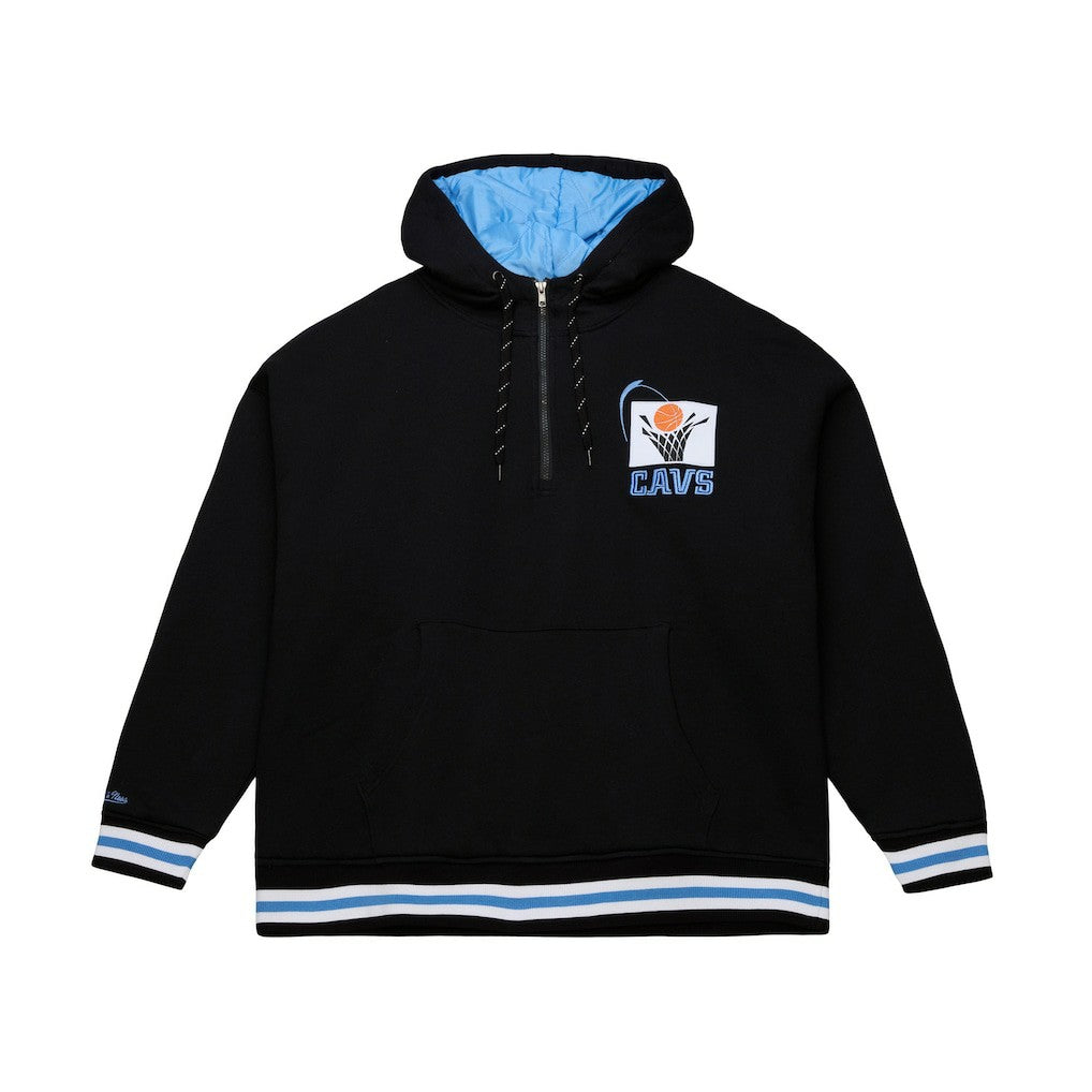 Cleveland Cavaliers Throw It Back Quilted Fleece Quarter-Zip Hoodie sale New