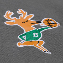 Milwaukee Bucks Throw It Back Quilted Fleece Quarter-Zip Hoodie Discount