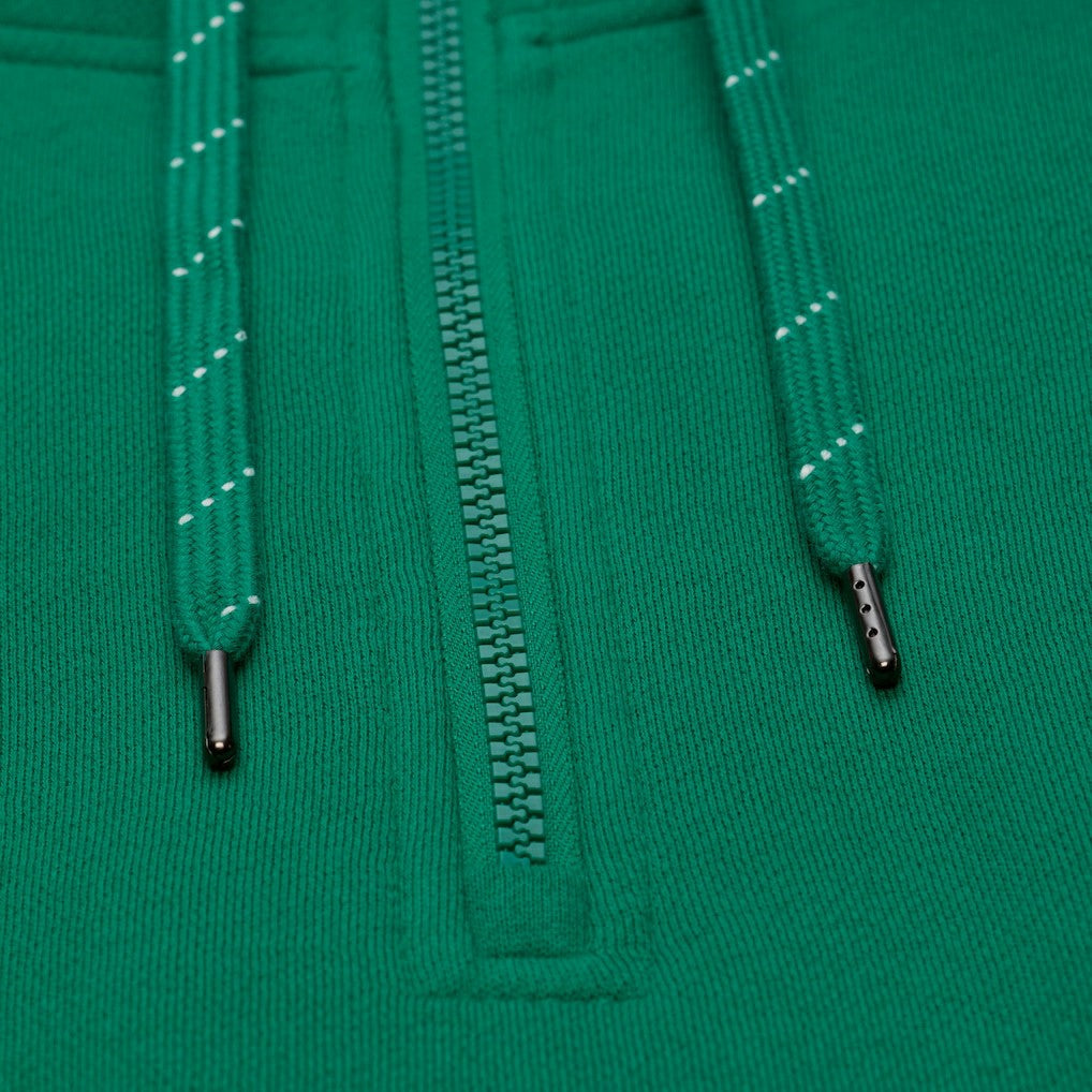 Boston Celtics Throw It Back Quilted Fleece Quarter-Zip Hoodie Outlet
