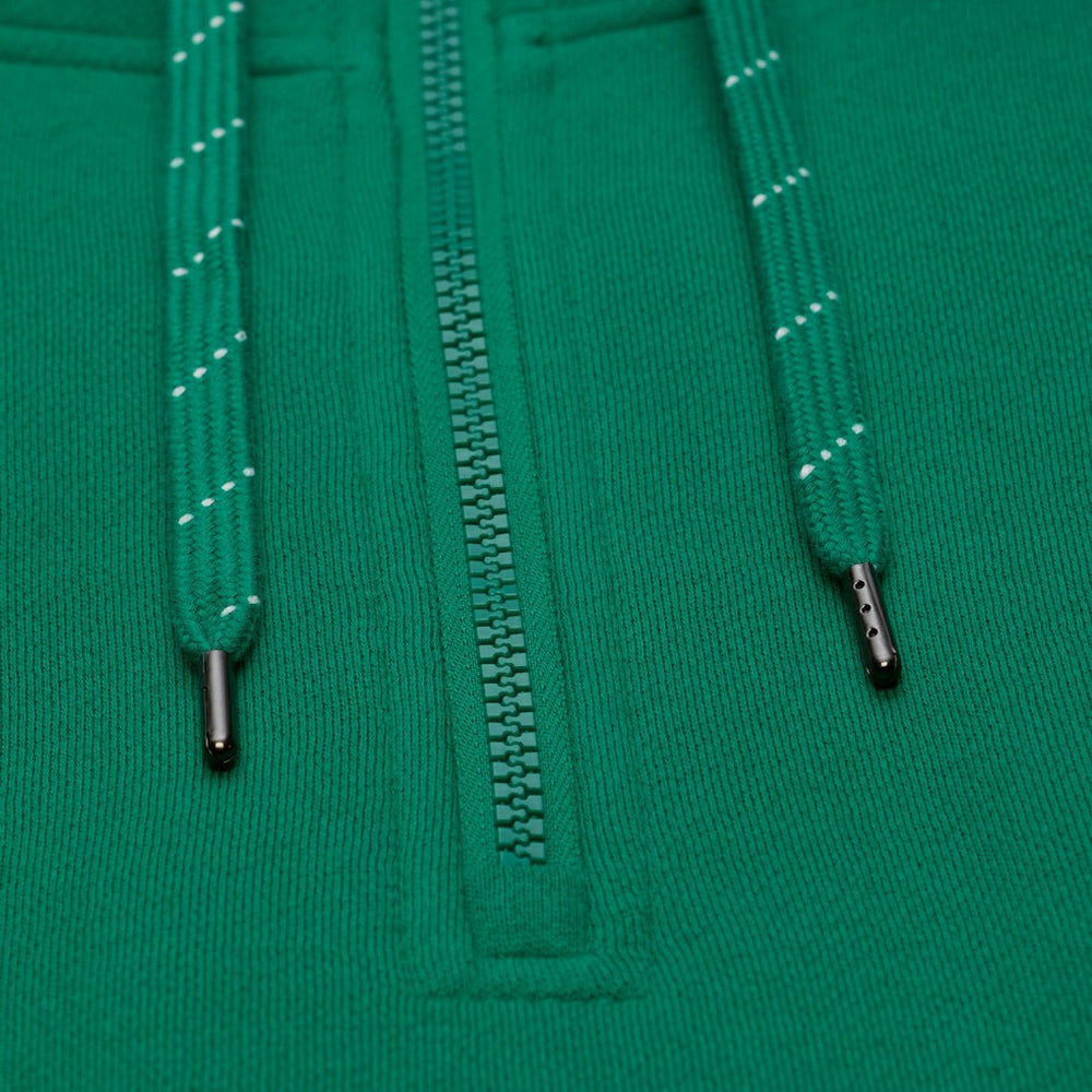 Boston Celtics Throw It Back Quilted Fleece Quarter-Zip Hoodie Outlet