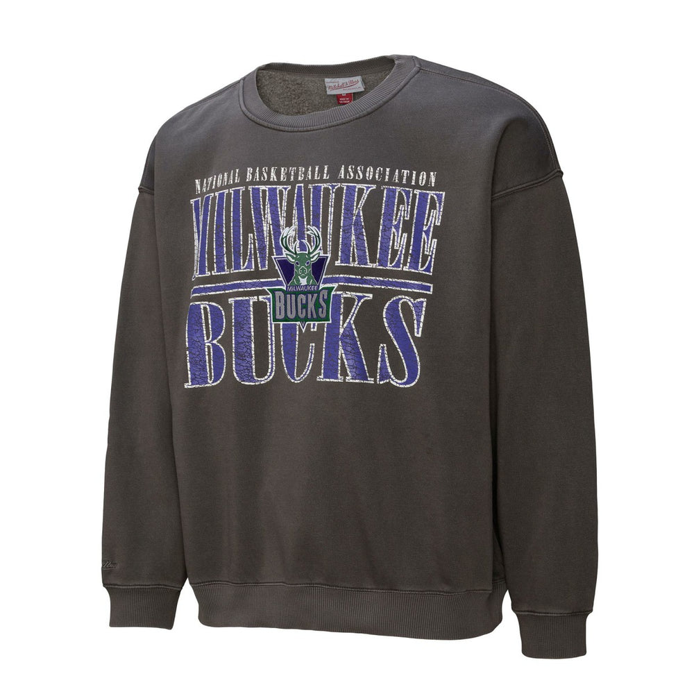 Milwaukee Bucks NBA Downtown Collection Fleece Sweatshirt New