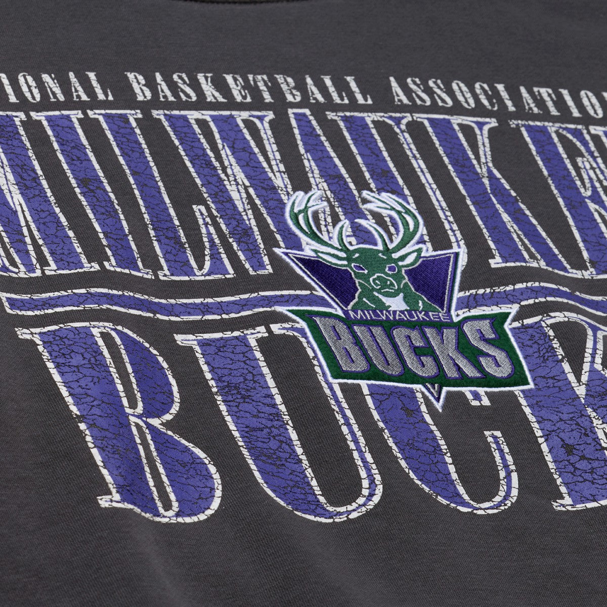 Milwaukee Bucks NBA Downtown Collection Fleece Sweatshirt New