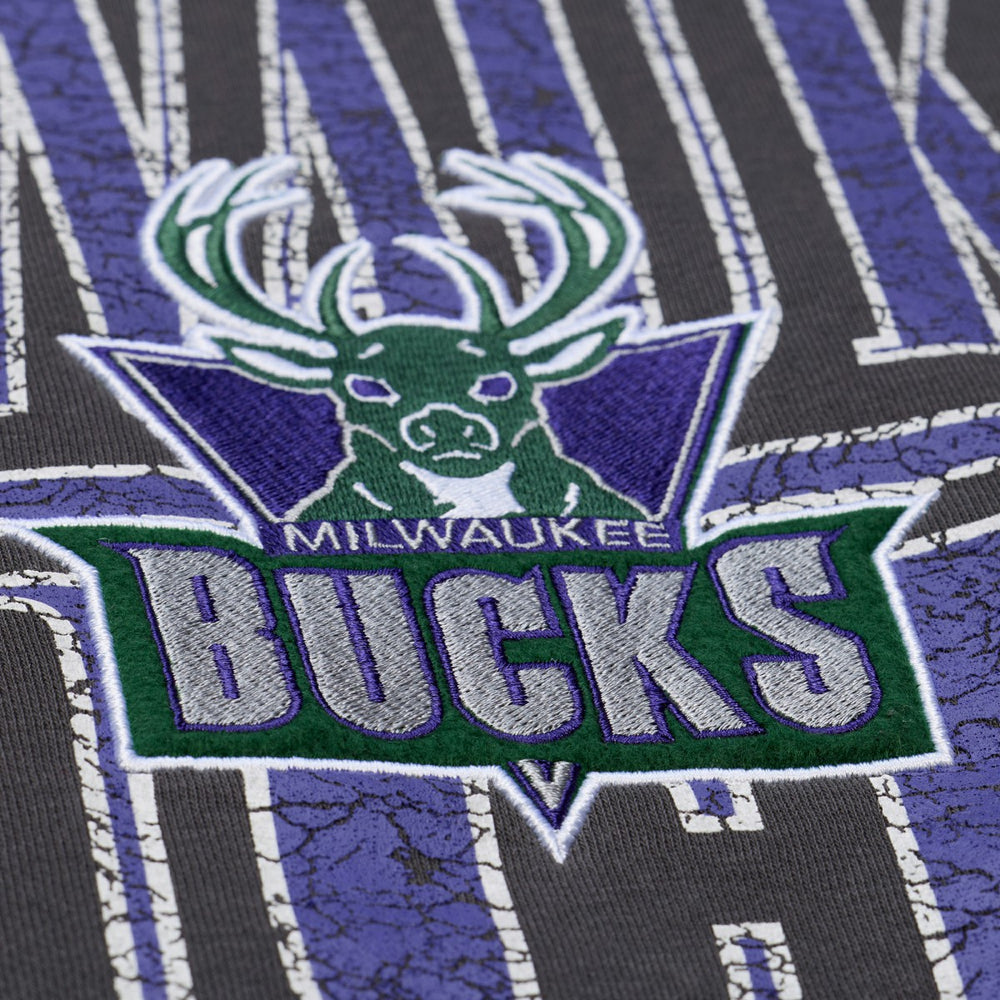 Milwaukee Bucks NBA Downtown Collection Fleece Sweatshirt New