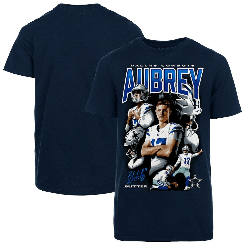 Dallas Cowboys Fanatics Brandon Aubrey  Youth Collage T-Shirt