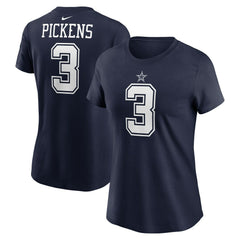 Dallas Cowboys Nike George Pickens  Women's Player Name & Number T-Shirt