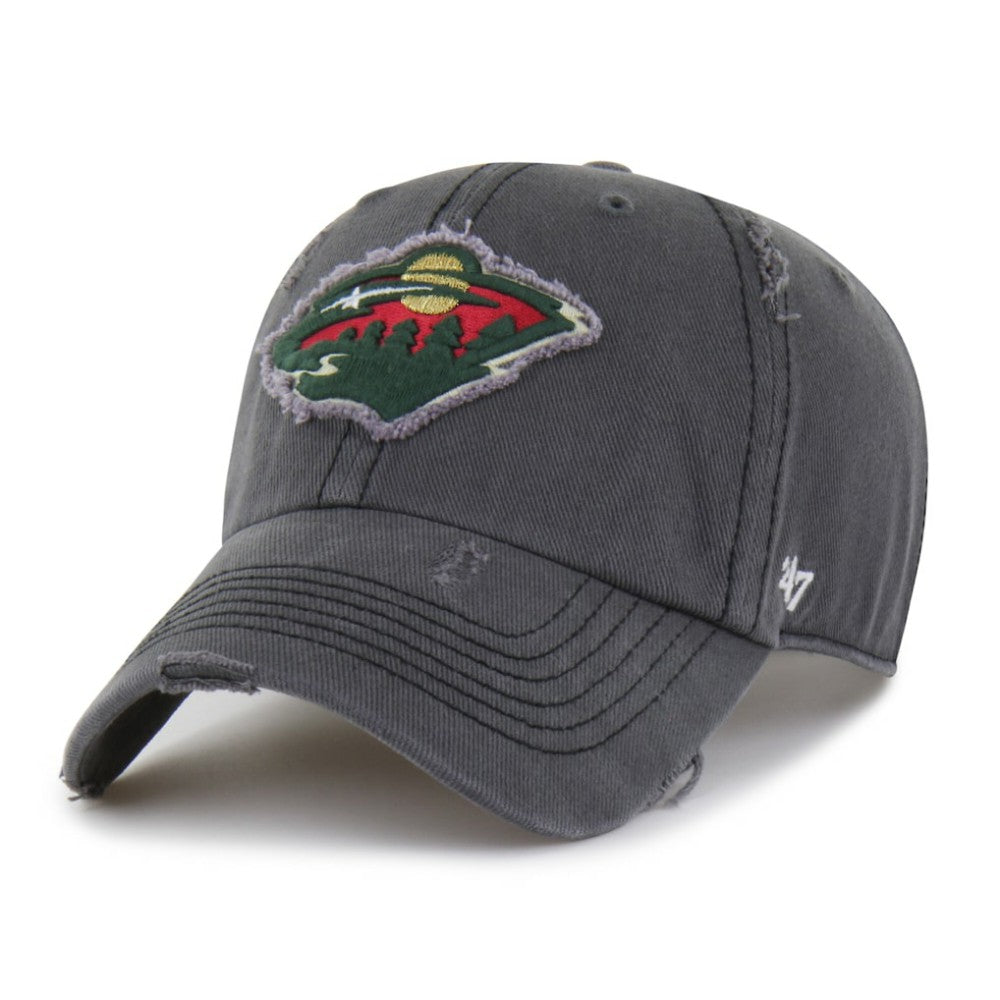 Minnesota Wild '47 Weathered Clean Up Adjustable Hat For Sale