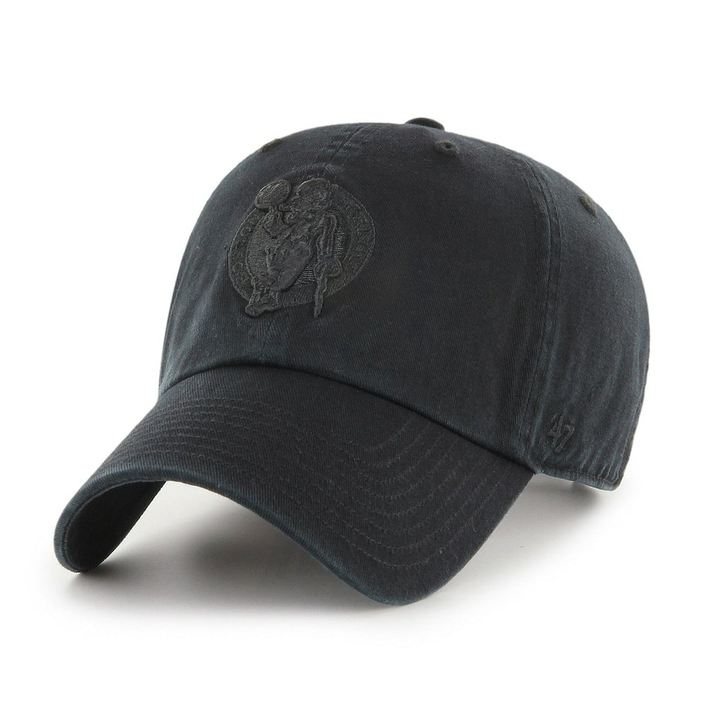 Boston Celtics '47 Black on Black Clean Up Adjustable Hat Online