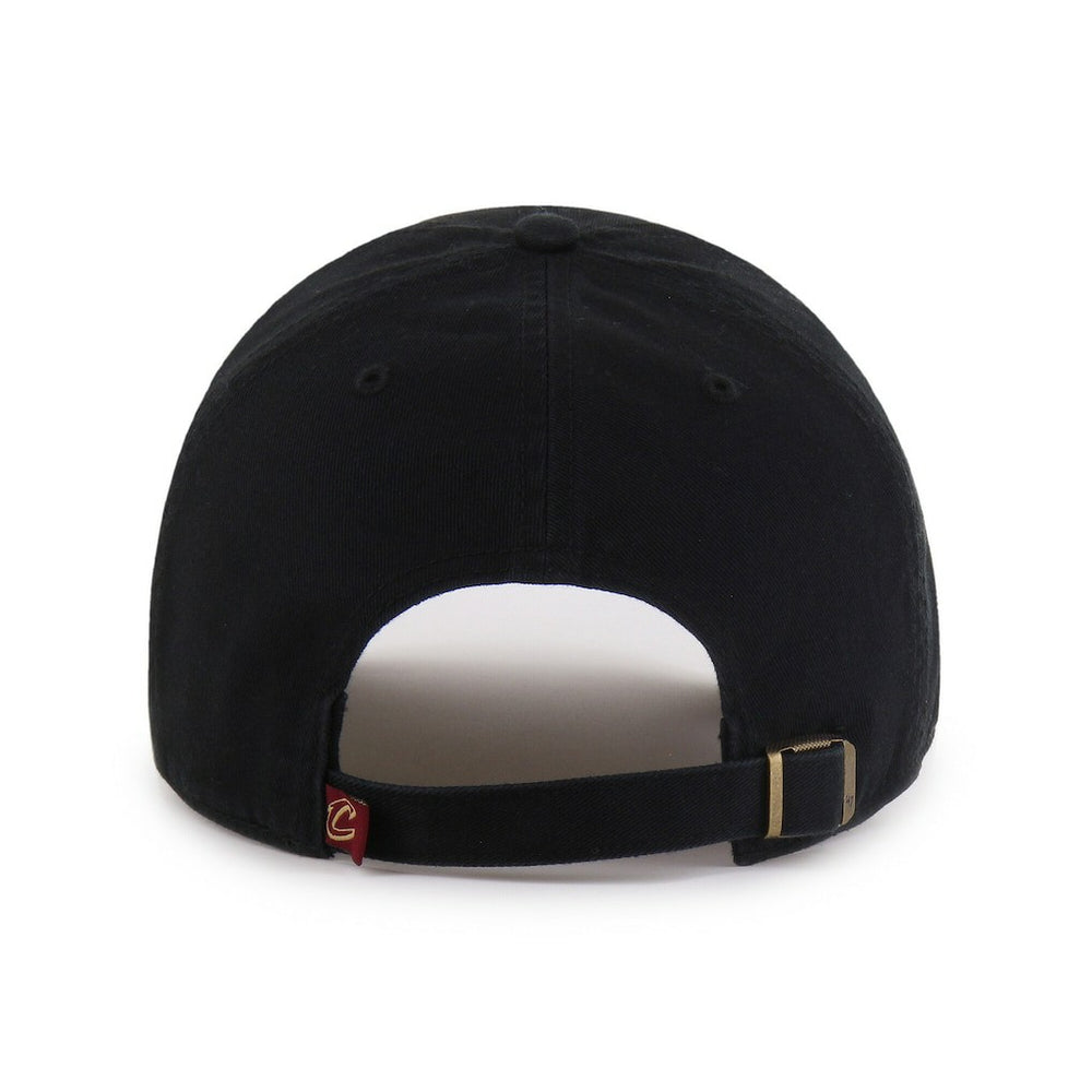Cleveland Cavaliers '47 Black on Black Clean Up Adjustable Hat On Sale