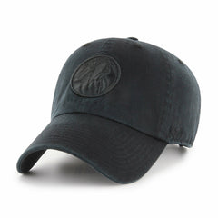 Minnesota Timberwolves '47 Black on Black Clean Up Adjustable Hat Discount