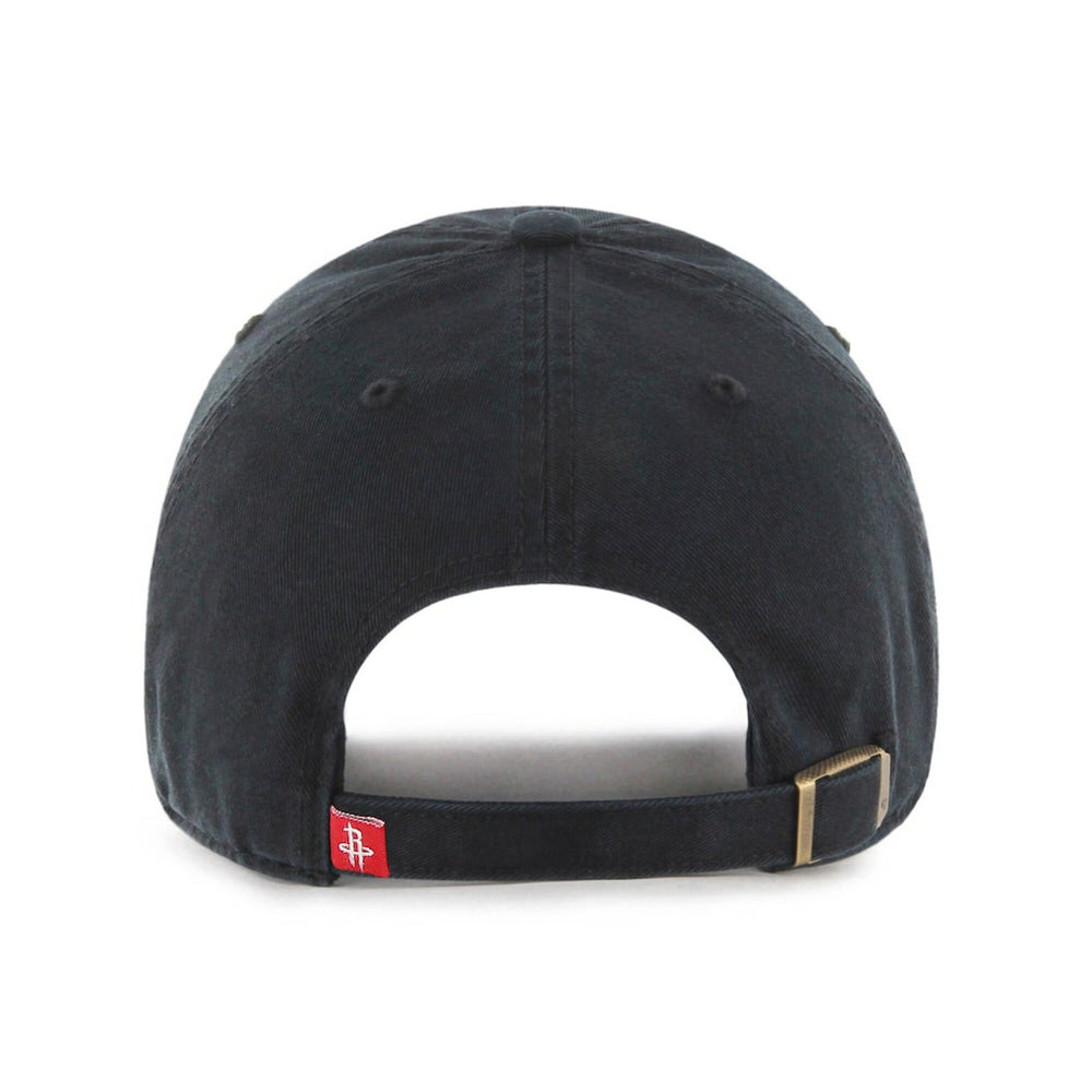 Houston Rockets '47 Black on Black Clean Up Adjustable Hat New